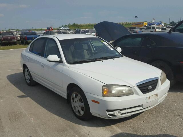 KMHDN46D16U323362 - 2006 HYUNDAI ELANTRA GL WHITE photo 1