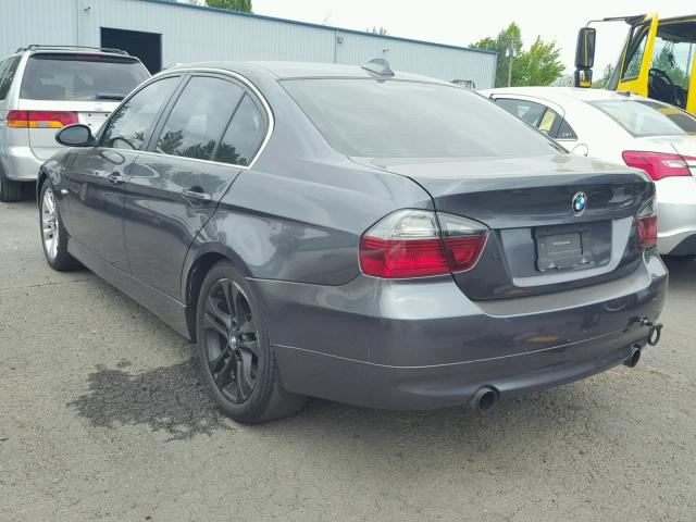 WBAVD53508A284196 - 2008 BMW 335 XI BLACK photo 3