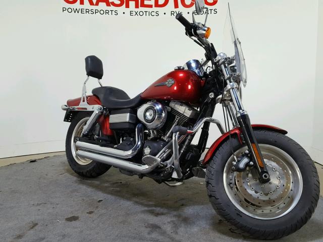 1HD1GY4408K320154 - 2008 HARLEY-DAVIDSON FXDF RED photo 2