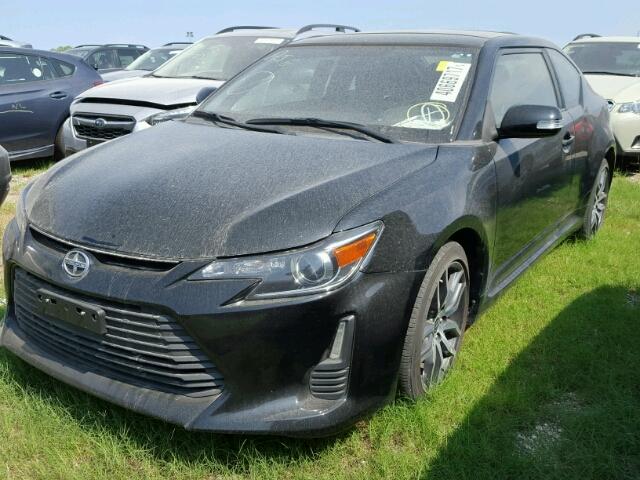 JTKJF5C77F3096069 - 2015 TOYOTA SCION TC BLACK photo 2