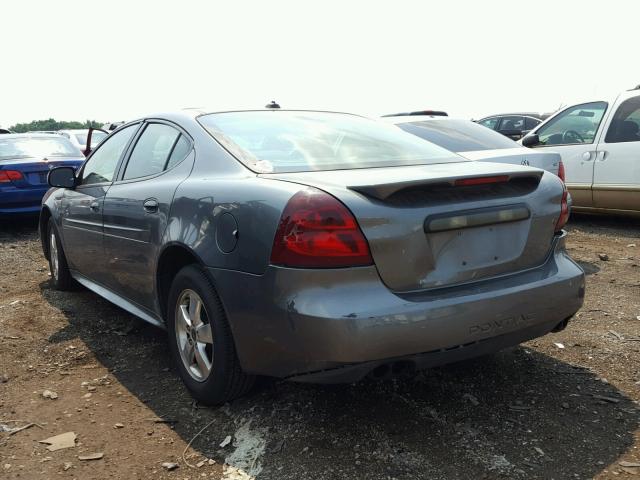 2G2WS522651147195 - 2005 PONTIAC GRAND PRIX Сірий фото 3