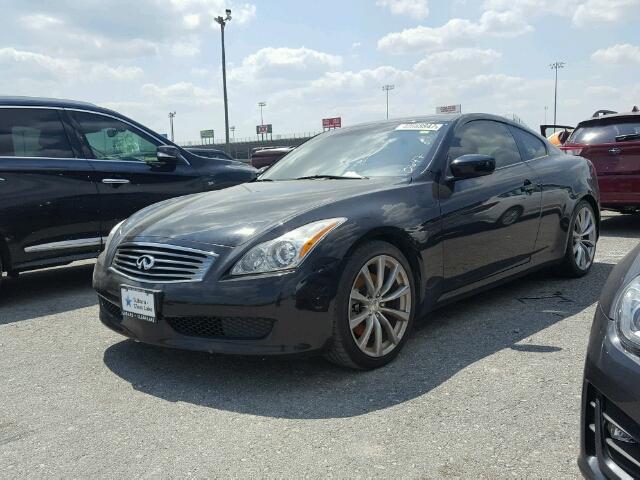 JNKCV64E48M130647 - 2008 INFINITI G37 BASE BLACK photo 2