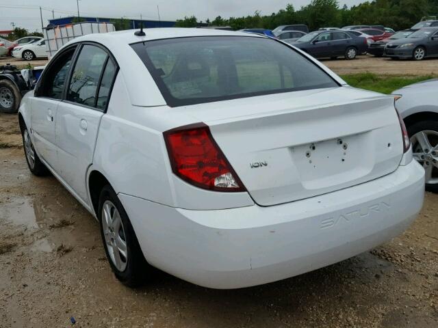 1G8AJ55F87Z135867 - 2007 SATURN ION LEVEL WHITE photo 3