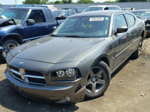 2B3CA3CV3AH267750 - 2010 DODGE CHARGER SX GRAY photo 2