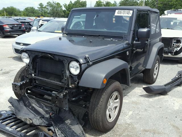 1C4AJWAG4HL704955 - 2017 JEEP WRANGLER S შავი ფოტო 2