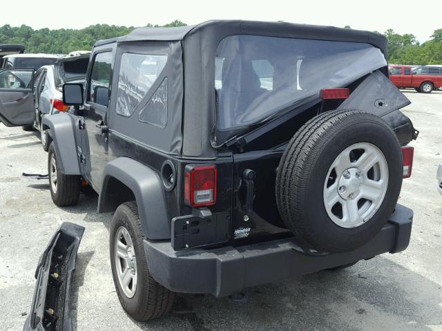 1C4AJWAG4HL704955 - 2017 JEEP WRANGLER S შავი ფოტო 3