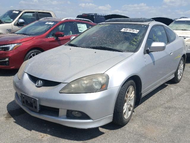 JH4DC53835S004755 - 2005 ACURA RSX SILVER photo 2