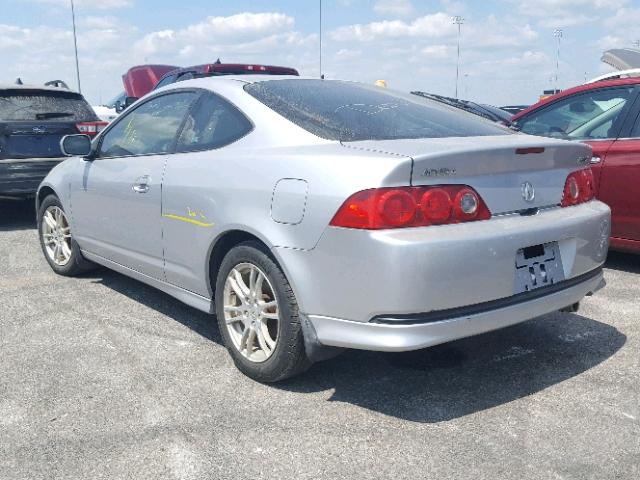 JH4DC53835S004755 - 2005 ACURA RSX SILVER photo 3