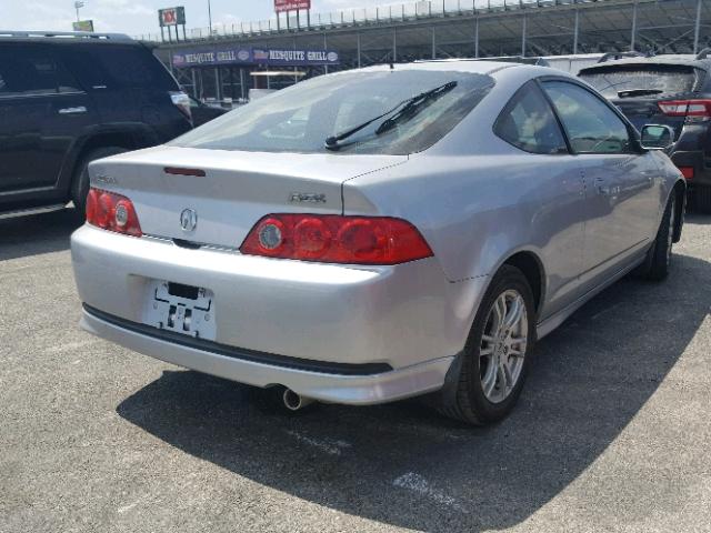 JH4DC53835S004755 - 2005 ACURA RSX SILVER photo 4