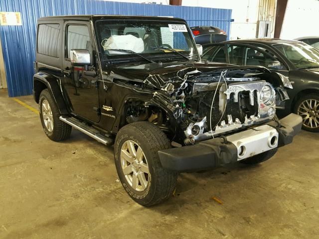 1C4AJWBG1EL314518 - 2014 JEEP WRANGLER S 黑色 照片 1