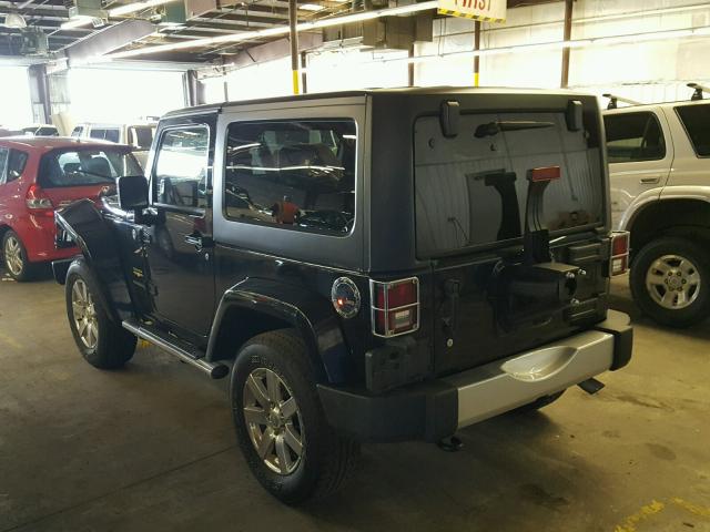 1C4AJWBG1EL314518 - 2014 JEEP WRANGLER S 黑色 照片 3