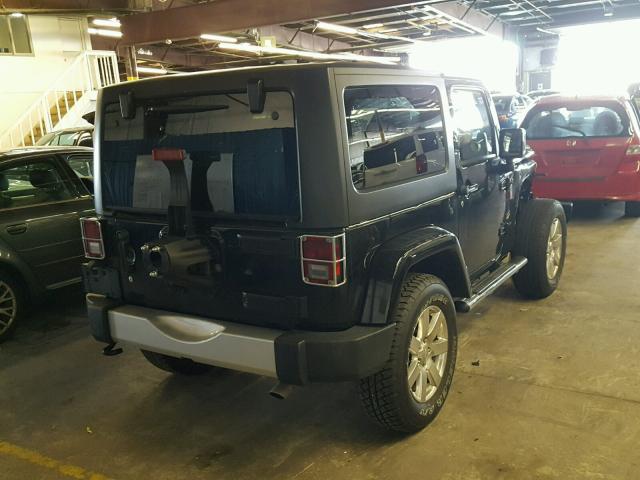 1C4AJWBG1EL314518 - 2014 JEEP WRANGLER S 黑色 照片 4