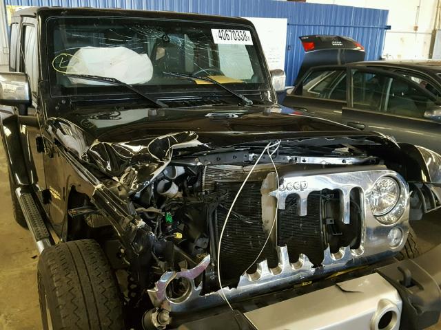 1C4AJWBG1EL314518 - 2014 JEEP WRANGLER S 黑色 照片 9