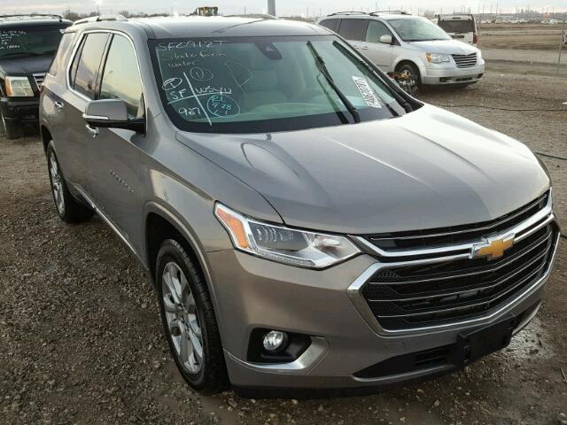 1GNERKKW1JJ109207 - 2018 CHEVROLET TRAVERSE P GRAY photo 1