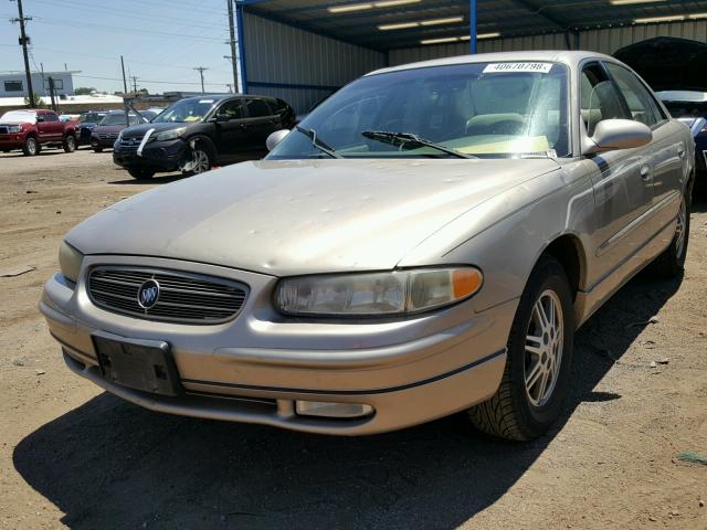 2G4WB52K021213419 - 2002 BUICK REGAL LS BEIGE photo 2