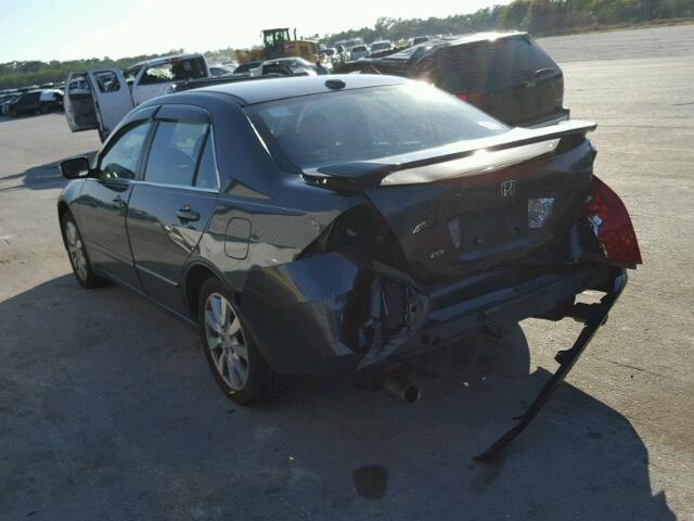 1HGCM66526A020424 - 2006 HONDA ACCORD EX GRAY photo 3