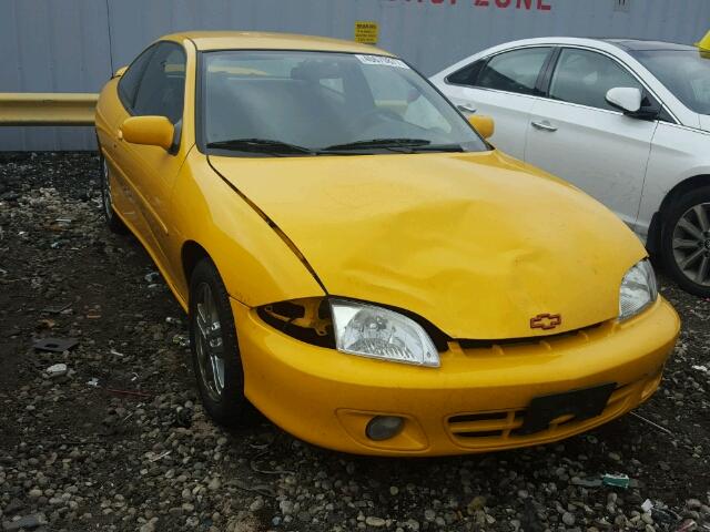 1G1JH12F027336965 - 2002 CHEVROLET CAVALIER L YELLOW photo 1