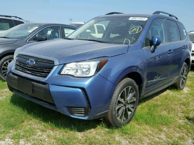 JF2SJGEC4JH436467 - 2018 SUBARU FORESTER 2 BLUE photo 2