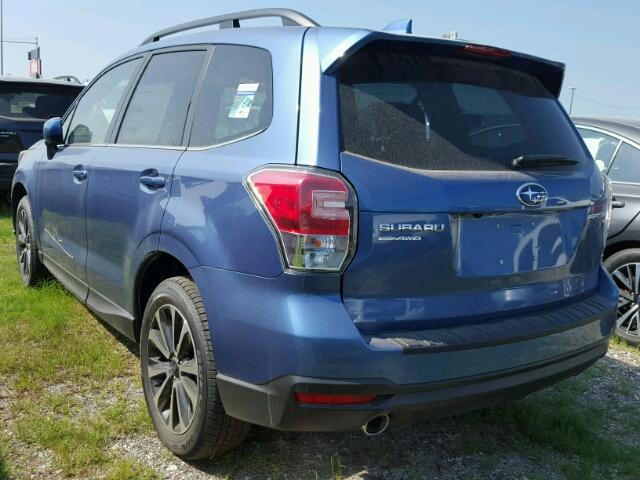 JF2SJGEC4JH436467 - 2018 SUBARU FORESTER 2 BLUE photo 3