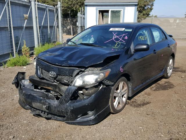 1NXBE40E19Z127743 - 2009 TOYOTA COROLLA XR 黑色 照片 2
