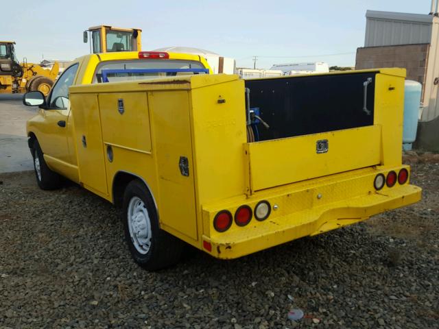 3D6WR26DX6G188188 - 2006 DODGE RAM 2500 S YELLOW photo 3