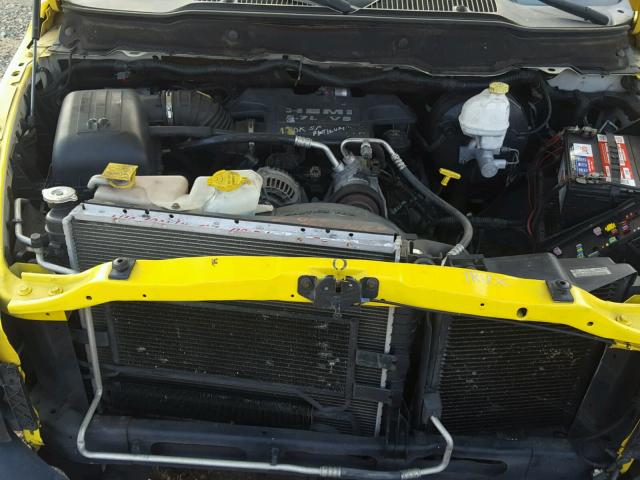 3D6WR26DX6G188188 - 2006 DODGE RAM 2500 S YELLOW photo 7