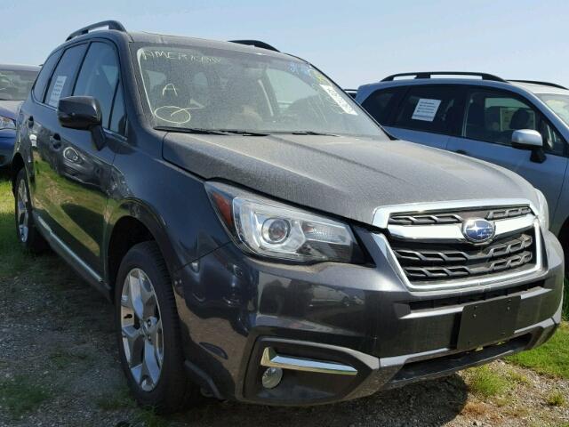 JF2SJAWC0JH434906 - 2018 SUBARU FORESTER 2 GRAY photo 1