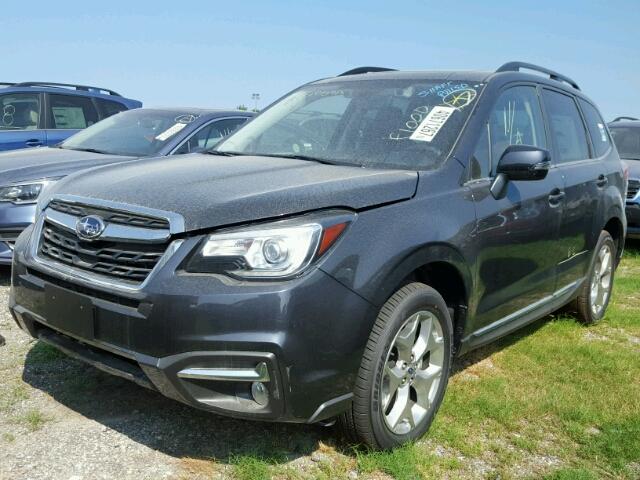 JF2SJAWC0JH434906 - 2018 SUBARU FORESTER 2 GRAY photo 2