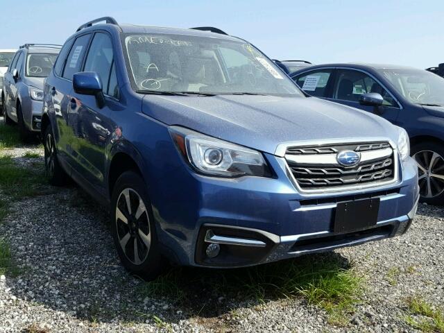 JF2SJARC8JH429335 - 2018 SUBARU FORESTER 2 BLUE photo 1