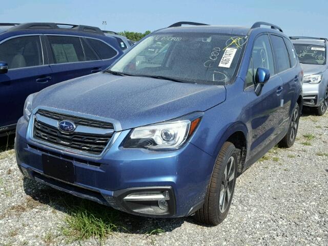 JF2SJARC8JH429335 - 2018 SUBARU FORESTER 2 BLUE photo 2