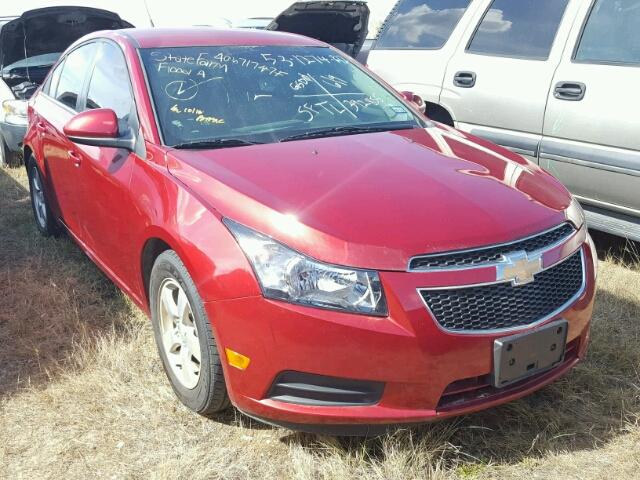 1G1PC5SB7E7392855 - 2014 CHEVROLET CRUZE LT RED photo 1