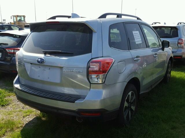 JF2SJARC6JH433724 - 2018 SUBARU FORESTER 2 SILVER photo 4