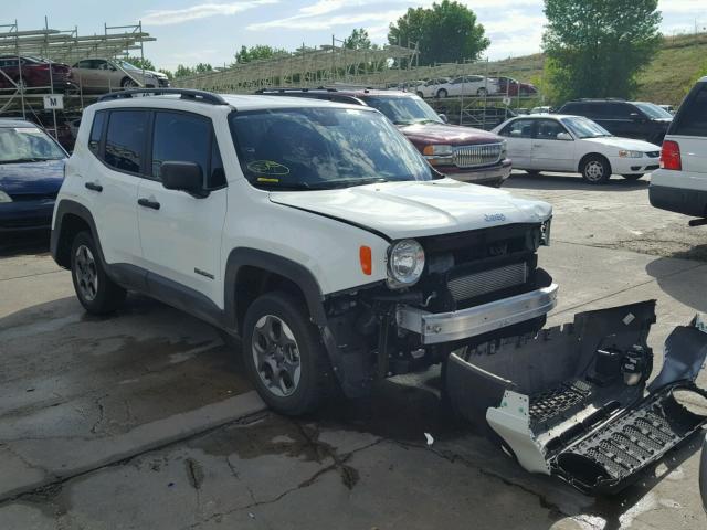 ZACCJBAB9HPF20998 - 2017 JEEP RENEGADE S WHITE photo 1
