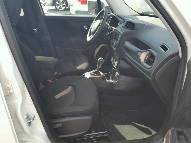 ZACCJBAB9HPF20998 - 2017 JEEP RENEGADE S WHITE photo 5