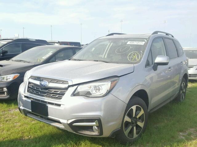 JF2SJARC6JH428782 - 2018 SUBARU FORESTER 2 GRAY photo 2