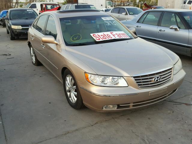 KMHFC46F16A044768 - 2006 HYUNDAI AZERA SE TAN photo 1