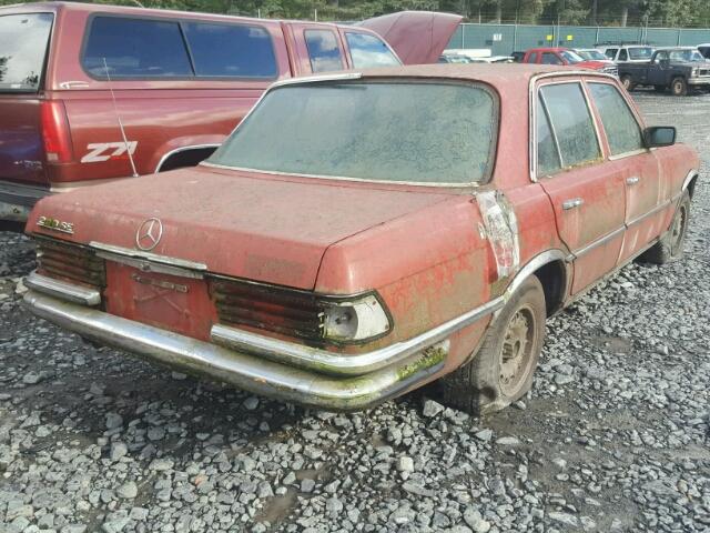 11602412102707 - 1978 MERCEDES-BENZ 280 SE RED photo 4