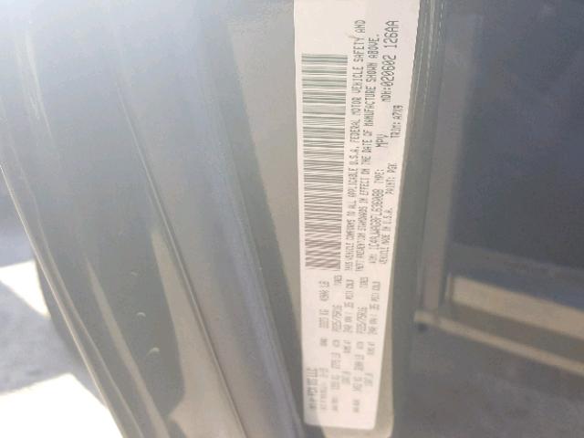 1C4AJWAG8FL636088 - 2015 JEEP WRANGLER S GRAY photo 10