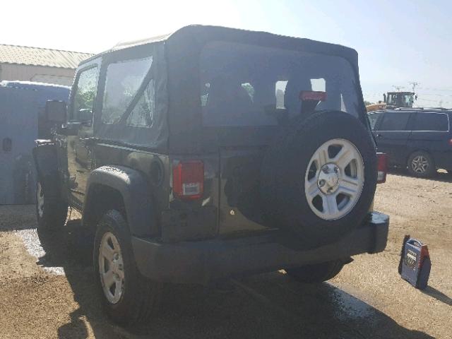 1C4AJWAG8FL636088 - 2015 JEEP WRANGLER S GRAY photo 3