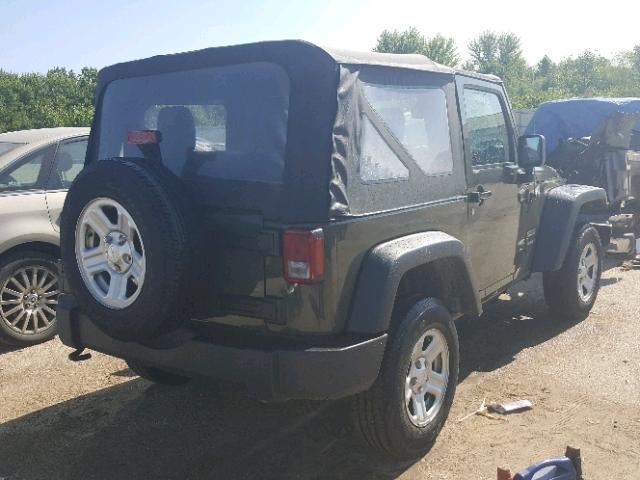 1C4AJWAG8FL636088 - 2015 JEEP WRANGLER S GRAY photo 4