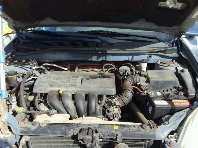 2T1KR32E74C272226 - 2004 TOYOTA MATRIX BLUE photo 7