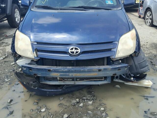 JTKKT624540055433 - 2004 TOYOTA SCION XA ლურჯი ფოტო 9