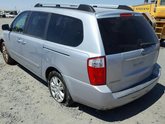 KNDMB233566043624 - 2006 KIA SEDONA EX SILVER photo 3