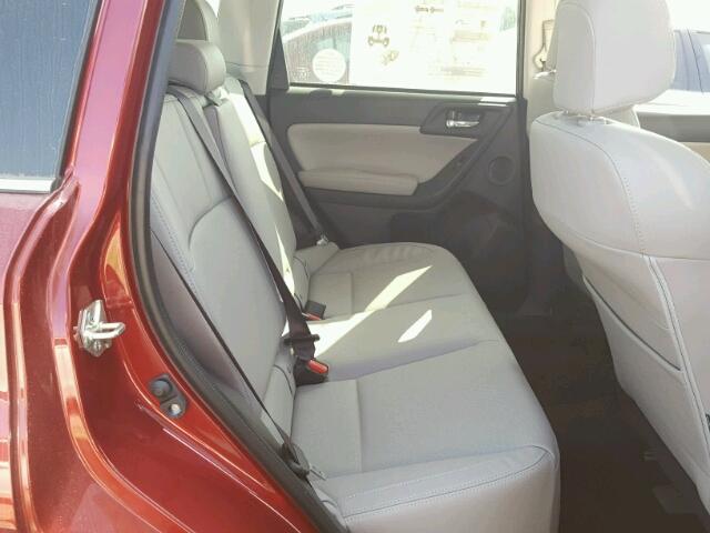 JF2SJARC3JH428870 - 2018 SUBARU FORESTER 2 BURGUNDY photo 6
