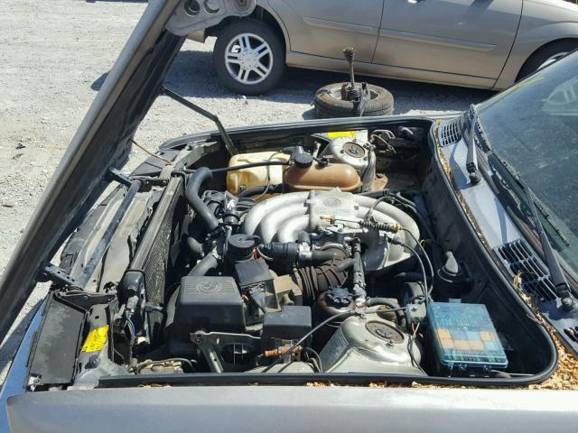 WBABB2309H1940763 - 1987 BMW 325 I AUTO GRAY photo 7