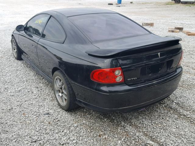 6G2VX12G04L228304 - 2004 PONTIAC GTO BLACK photo 3