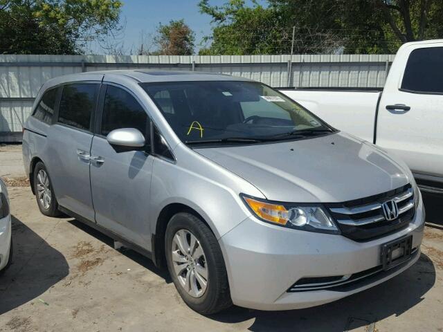 5FNRL5H65EB069845 - 2014 HONDA ODYSSEY SILVER photo 1