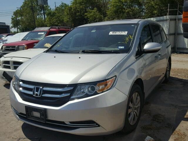 5FNRL5H65EB069845 - 2014 HONDA ODYSSEY SILVER photo 2