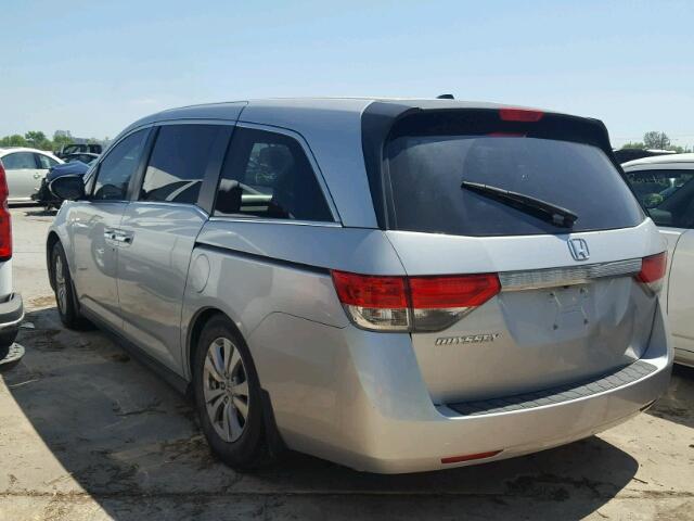 5FNRL5H65EB069845 - 2014 HONDA ODYSSEY SILVER photo 3