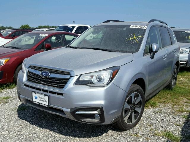 JF2SJARC2JH436104 - 2018 SUBARU FORESTER 2 GRAY photo 2